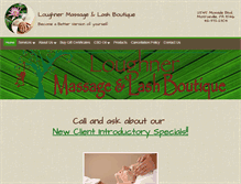 Tablet Screenshot of loughnermassage.com